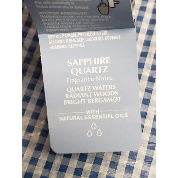 BBW White Flare Nightlight Sensor Wallflower Fragrance Plug In & Sapphire Refill - Picture 2 of 2